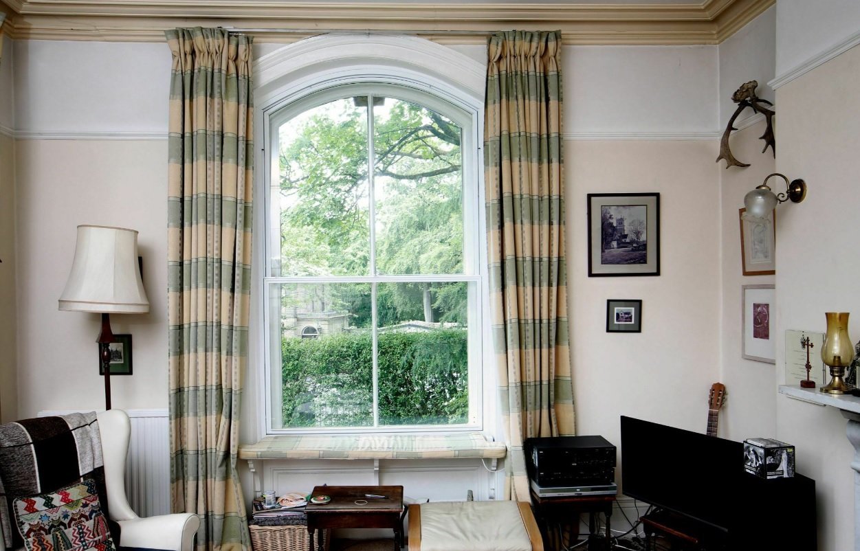 Original EcoShield secondary glazing installation photograph